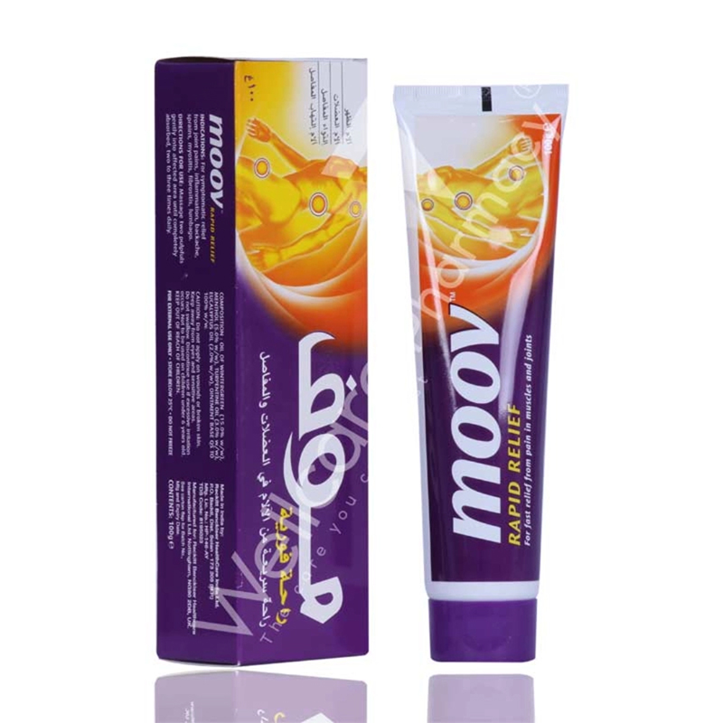 Picture of Moov rapid relief for fast relief from pain in muscles and joints - 100 gm