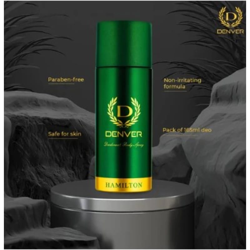 Picture of Indian product Body Spray Denver HAMILTON Used for male - 165 ml
