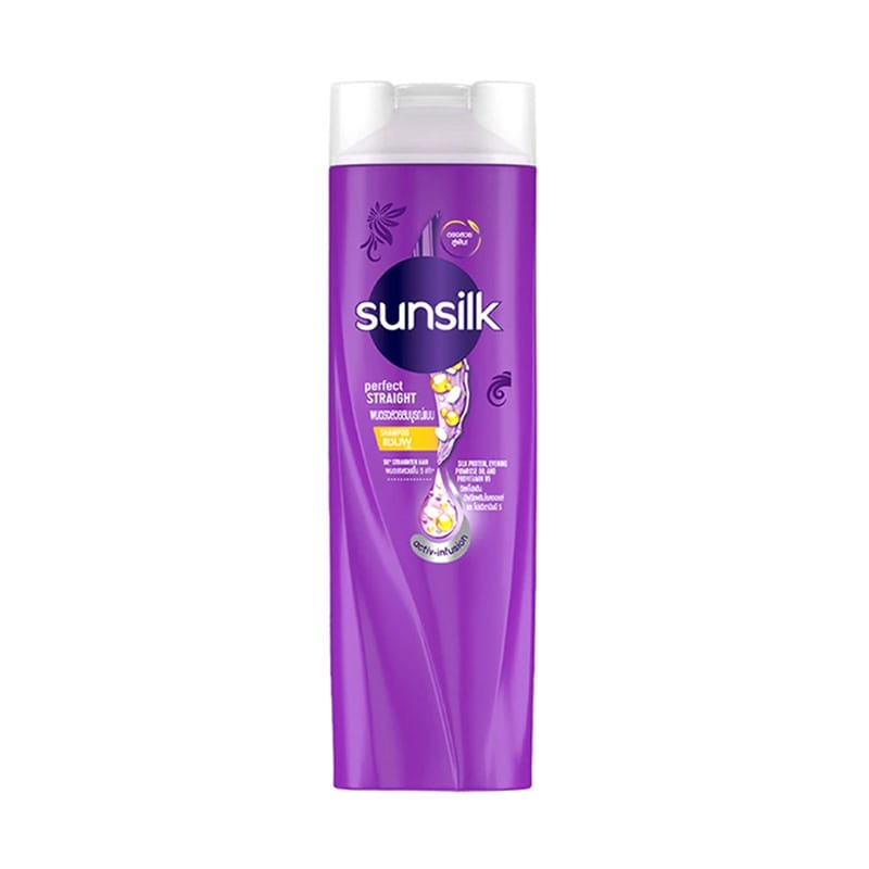Picture of International Thailand product hair care product Sunsilk shampoo Perfect STRAIGHT used for male/ female - 300 ml