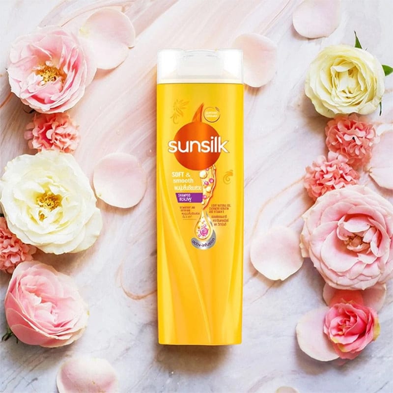 Picture of International Thailand product hair care product Sunsilk shampoo Soft and Smooth used for male/ female - 300 ml