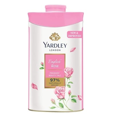 Picture of International England product Yardley English ROSE talcum powder used for male/ female/ baby - 250 GM