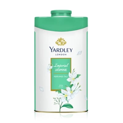 Picture of International England product Yardley IMPERIAL JASMINE talcum powder used for male/ female/ baby - 250 GM