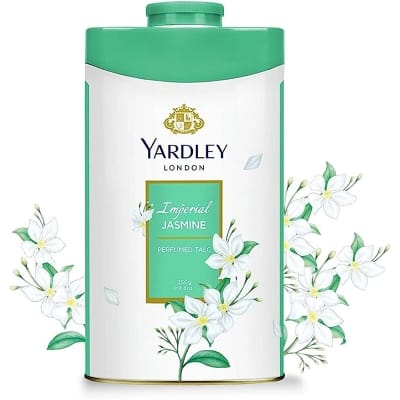 Picture of International England product Yardley IMPERIAL JASMINE talcum powder used for male/ female/ baby - 250 GM