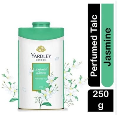 Picture of International England product Yardley IMPERIAL JASMINE talcum powder used for male/ female/ baby - 250 GM
