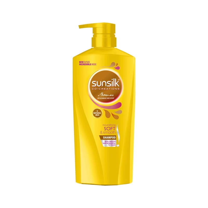 Picture of International Thailand product hair care product Sunsilk shampoo Soft and Smooth used for male/ female - 625 ml