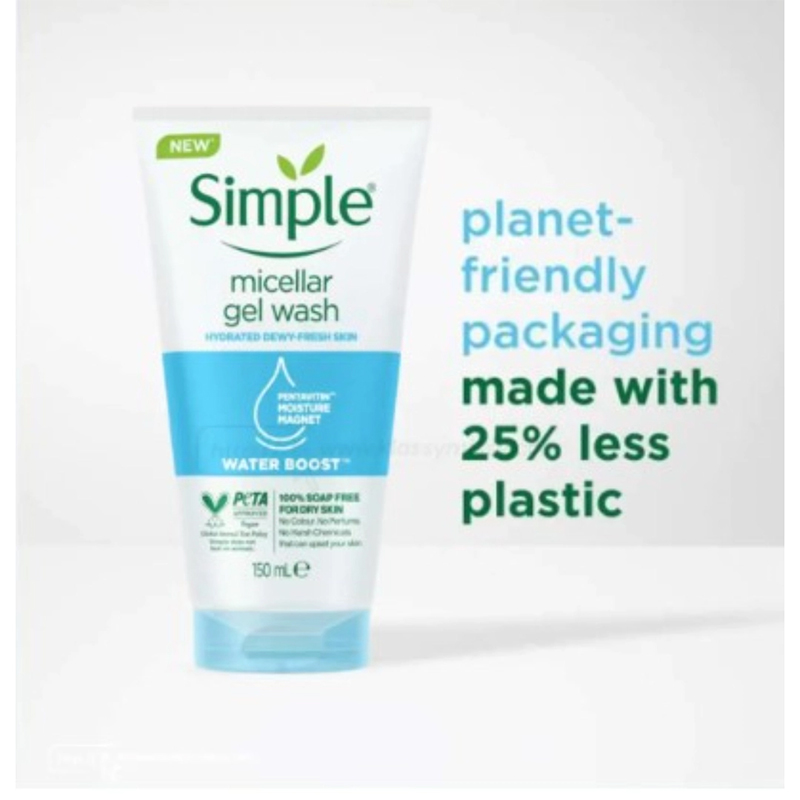 Picture of International UK product Simple micellar gel wash used for male/ female - 150 ml