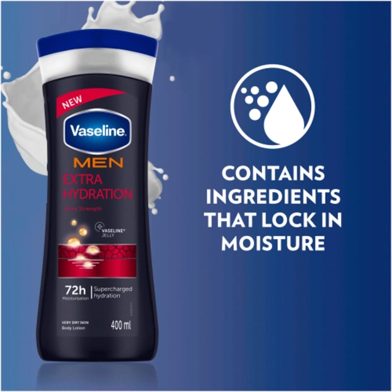 Picture of International South African Product Skin care Men Extra Hydration body lotion used for male - 400 ml