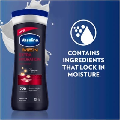 Picture of International South African Product Skin care Men Extra Hydration body lotion used for male - 400 ml