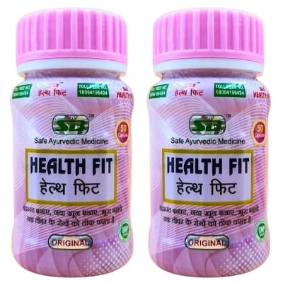 Picture of Ayurvedic Health Fit Capsule | Immunity booster Weight gain 50caps + 50caps Pack of 2
