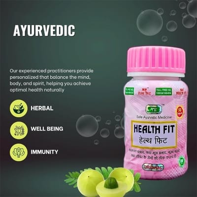 Picture of Ayurvedic Health Fit Capsule | Immunity booster Weight gain 50caps + 50caps Pack of 2