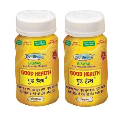 Picture of Good Health Dr Biswas Healthcare Ayurvedic Capsules, Pack Of 2 (50 Tab X 2) | 100 count