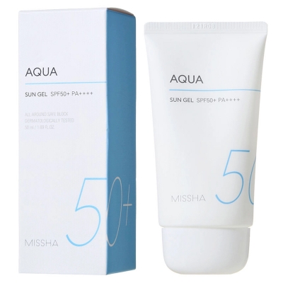 Picture of International Korean Product Missha Aqua Sun SPF50+ PA++++ used For male / female 50 Ml