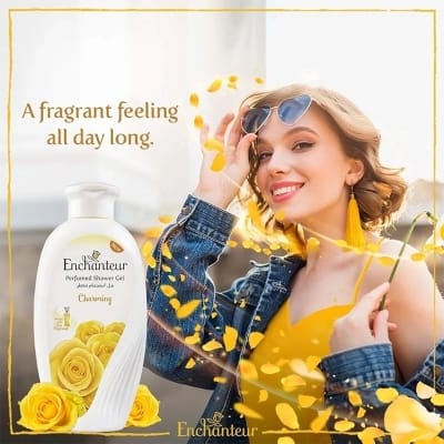 Picture of International Malaysian Product Enchanteur perfumed Shower Gel With Roses,muguet & Citrus Used For Male /female - 550 Ml