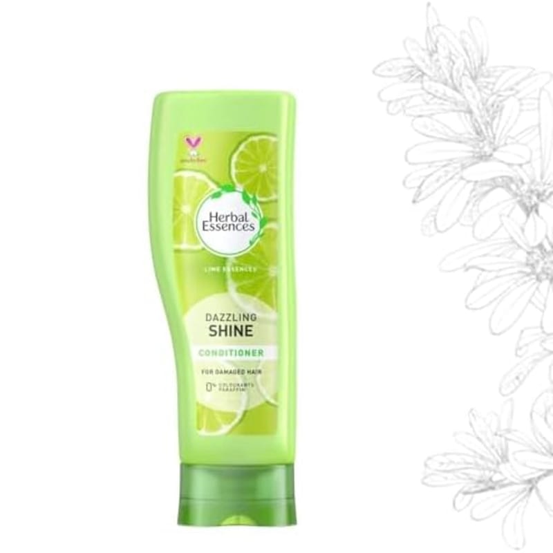 Picture of International France product Herbal Essences Dazzling Shine For damage Hair Conditioner Used For Male/female 400 Ml