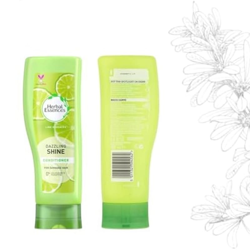 Picture of International France product Herbal Essences Dazzling Shine For damage Hair Conditioner Used For Male/female 400 Ml