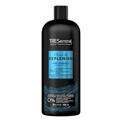 Picture of International USA product Tresemme Clean & Replenish pro Vitamin C (3in1) Shampoo Used For Male/female - 828 ML