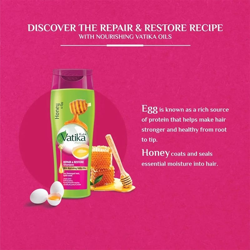 Picture of International UAE Product Vaitika Honey & Egg Repair & Restore Shmapoo Used For Male / Female 400 Ml