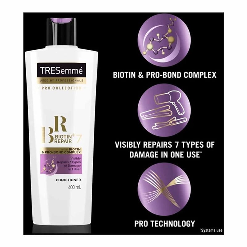 Picture of International UAE Product Tresemme Biotin Repair+7 Conditioner For Used Male / Female 400 Ml