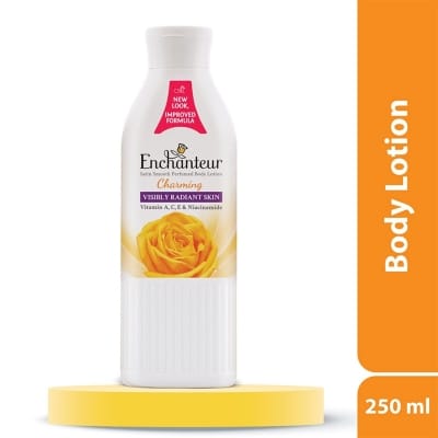 Picture of International Malaysian Product Enchanteur Perfume Body lotion Charming Satin Smooth Aloe vera & Olive butter For used Male/female 250 Ml