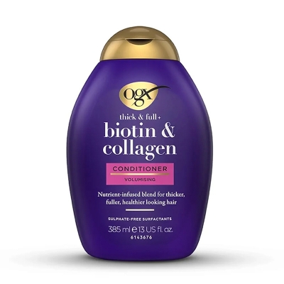Picture of International Italy Product Ogx Thick & full+ Biotin & Collagen Volumising Conditioner Used For Male /Female - 385Ml