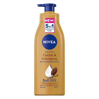 Picture of International Spain Product Nivea Cocoa Butter (5 in 1) Complete Care Body Lotion -400 Ml