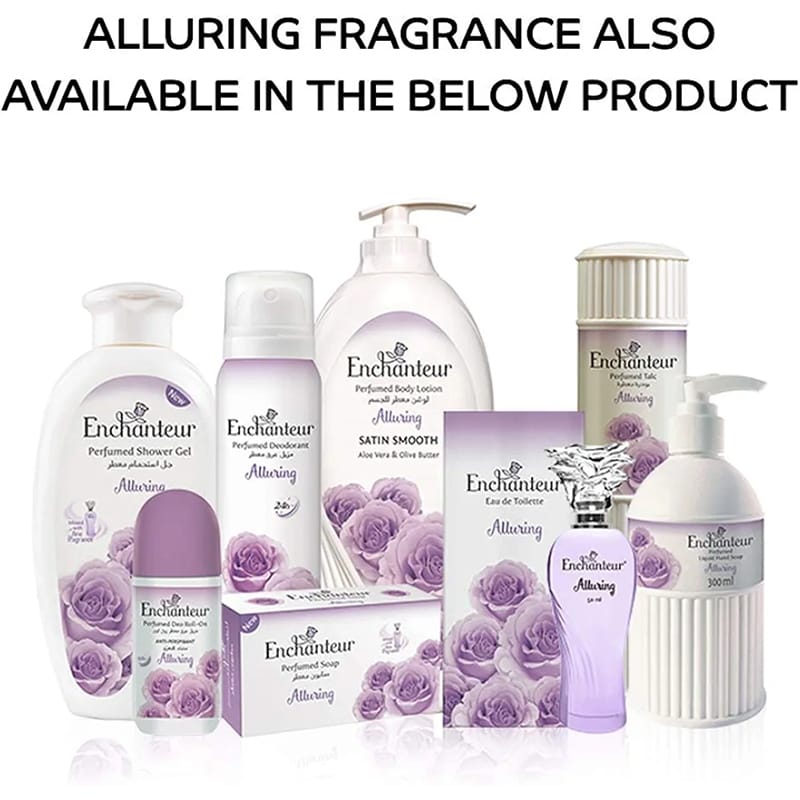 Picture of International Malaysian Product Enchanteur Perfumed Shower Gel Alluring Flavor Used For Male / Female - 550 Ml