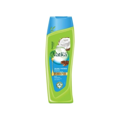 Picture of International UAE Product Vatika Coconut & Castor Volume & Thickness Shampoo Used For Male/Female 400 Ml