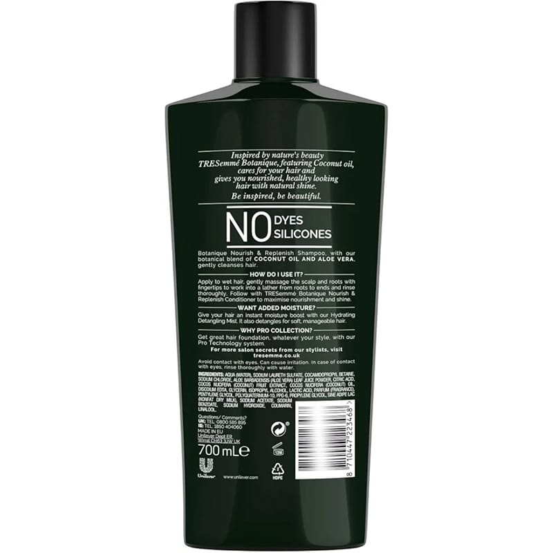 Picture of International product Tresemme Shampoo Nourish & Replenish Used For Male / Female -700 Ml