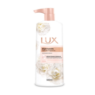 Picture of International Thailand product Lux Bright Camellia Delicate Fragrance Brightening Essence Body wash For used male/female 500 Ml