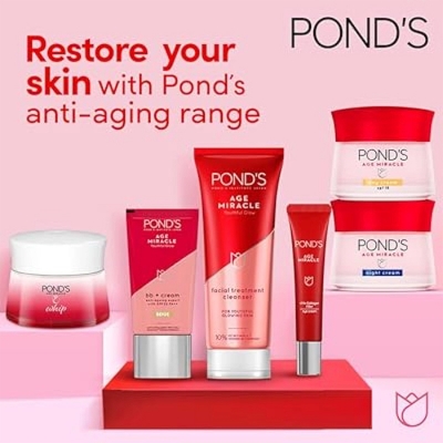 Picture of International Thailand Product Ponds Age Miracle Youth Glow Night Cream Used For Male/Female 45 Gm