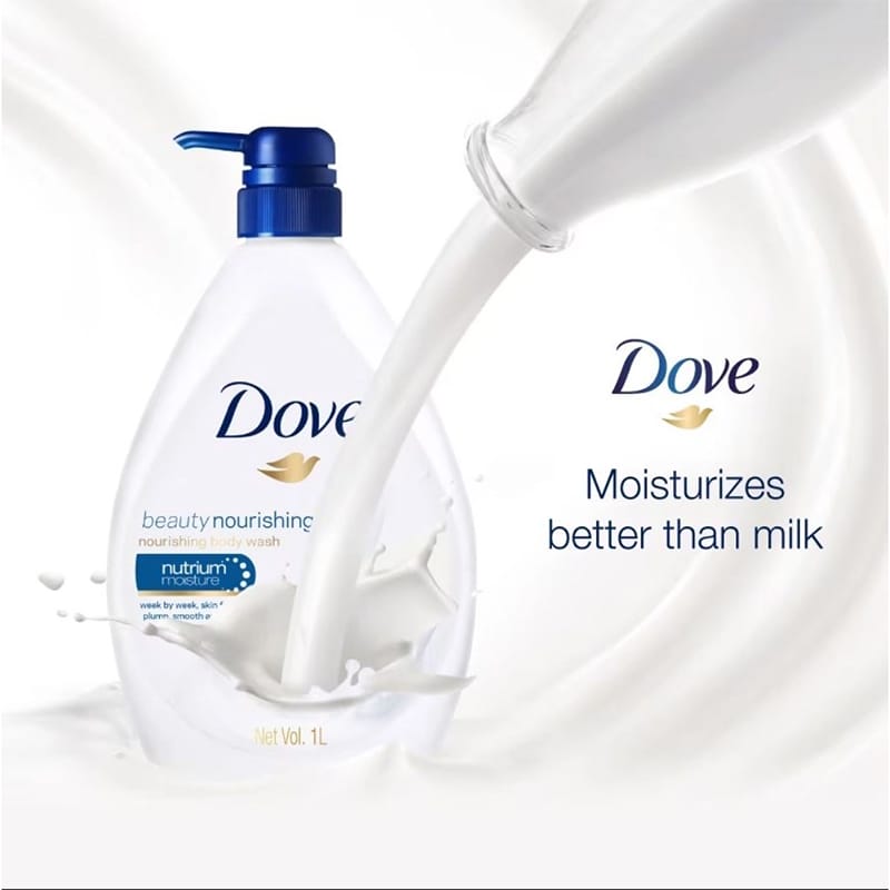Picture of International Malaysian Product Dove Beauty Nourishing Body Wash For Smooth & Soft Skin Used For Male / Female -1L