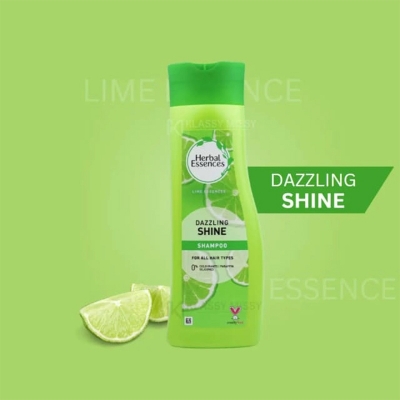 Picture of International France product Herbal Essences Dazzling Shine For All Hair Types Shampoo Used For Male / Female-400 Ml