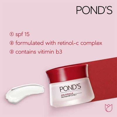 Picture of International Thailand product Ponds Age miracle Youth Glow Day cream Used for male/female 45 Gm