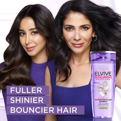 Picture of International Egypt product Hair care Loreal ELVIVE Hyaluron moisture shampoo used for male/female - 400 ml