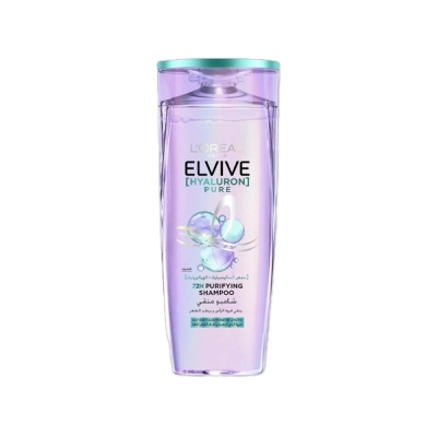 Picture of International Egypt Product Hare Care Loreal Elvive Hayaluron Pure 72hours Purifying Shampoo Used For Male /Female -400 Ml