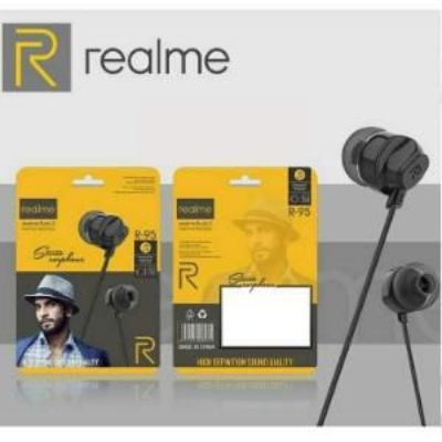 Picture of Realme buds Wired Earbud In-ear Stereo Earphones for All Smartphone - Black