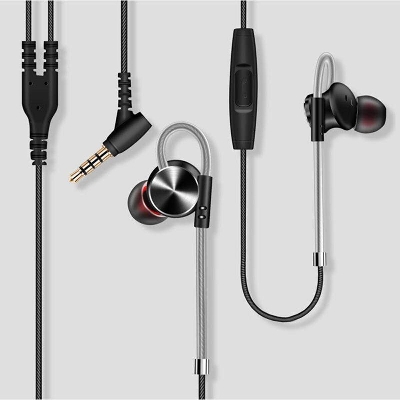 Picture of QKZ DM10 Zinc Alloy Metal Earphone - Black 