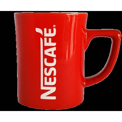 Picture of Red Ceramic Coffee Mug - Black