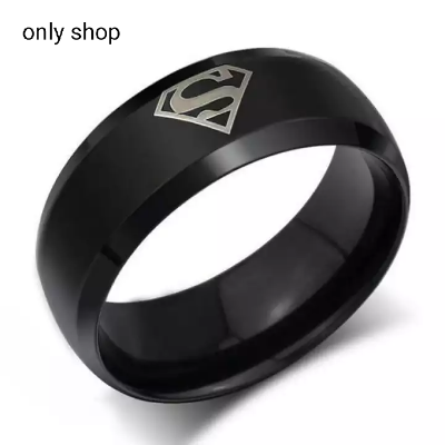 Picture of Stainless Steel Ring Fashion Round Finger Ring For Men Jewelry Wedding Party Ring Men's Hand Decoration