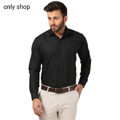 Picture of Long Sleeve Casual Shirt For Man - Black