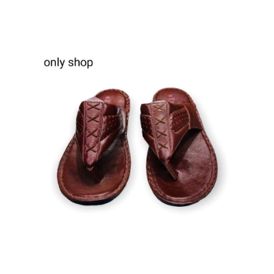 Picture of Leather formal Sandal for men - Cinnamon