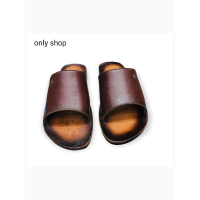 Picture of Casual Slippers Beach Shoes For Men - Bronze