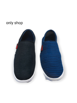 Picture of Sneakers Men Casual Shoes Men Fashion Sneakers Fly knit Light weight Slip-on Men - Black