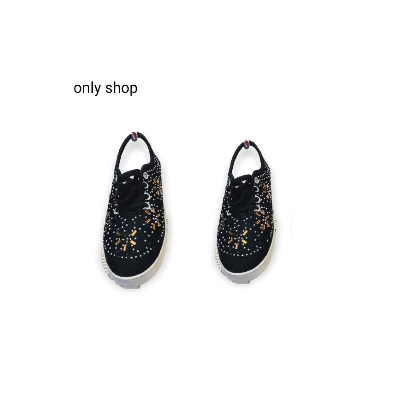 Picture of Cotton Fabrics Sneaker Shoes Slip-Ons & Loafers for Woman - Black