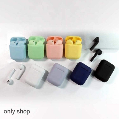 Picture of I12 Tws Bluetooth 5.0 Earbuds True Wireless Bluetooth Earphone With Charging Case - Bluetooth Headphone - ব্লুটুথ হেডফোন - Black