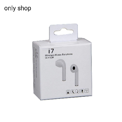 Picture of TWS i7 - Bluetooth Stereo Earbuds Headphones with Mic - White - White