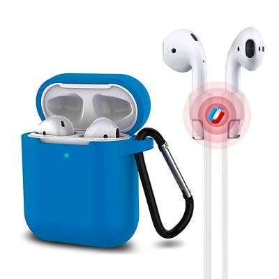 Picture of Portable for Bluetooth Silicone Headphones Drop-proof Covers variety of colors Anti-lost, Tws i8 i9 i10 i11 i12