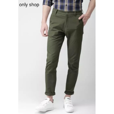 Picture of Men's Narrow Formal Gabardine Pants - Green