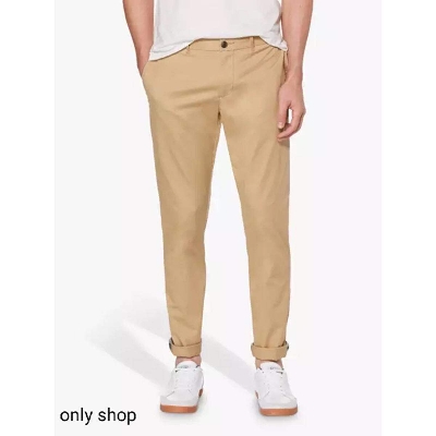 Picture of Men's Narrow Formal Gabardine Pants - Mustard