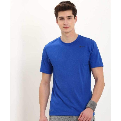 Picture of Tech Men's Training Shirt For Gym Yoga Workout Sport Sunning Tee S to XXL Sizes Available Red T shirt - Blue